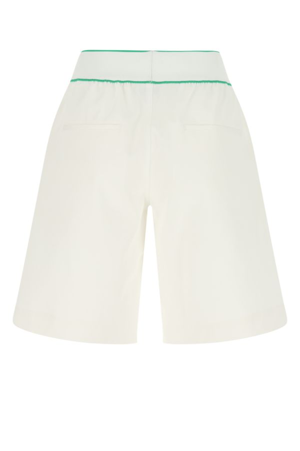 BOTTEGA VENETA | White cotton bermuda shorts