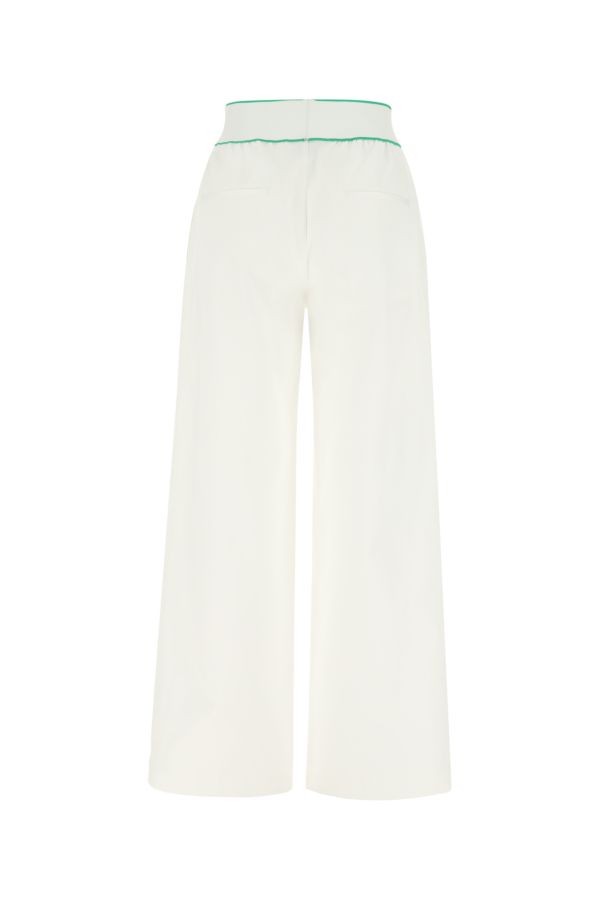 BOTTEGA VENETA | White cotton wide-leg pant