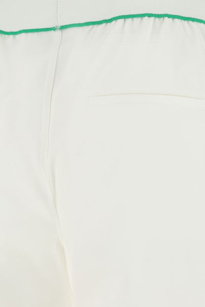 BOTTEGA VENETA | White cotton wide-leg pant
