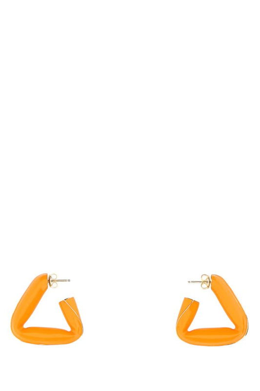 BOTTEGA VENETA | Orange 925 silver Fold earrings