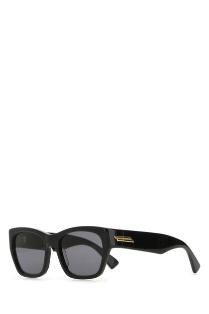 BOTTEGA VENETA | Black acetate Mitre sunglasses