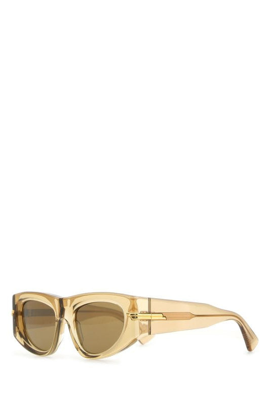 BOTTEGA VENETA | Ochre acetate Sharp sunglasses