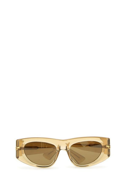 BOTTEGA VENETA | Ochre acetate Sharp sunglasses