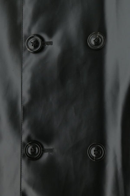 MAISON MARGIELA | Black PVC trench coat
