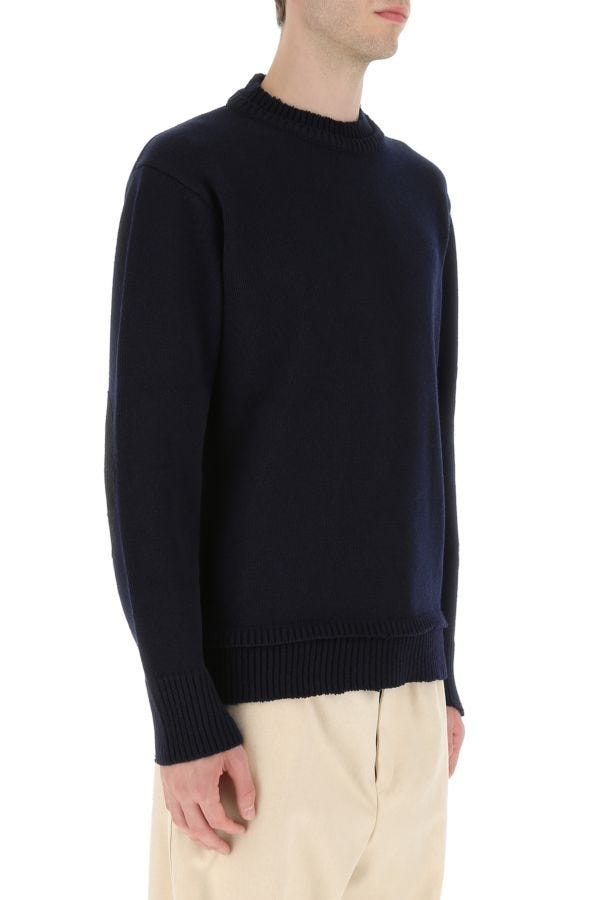 MAISON MARGIELA | Navy blue wool blend sweater