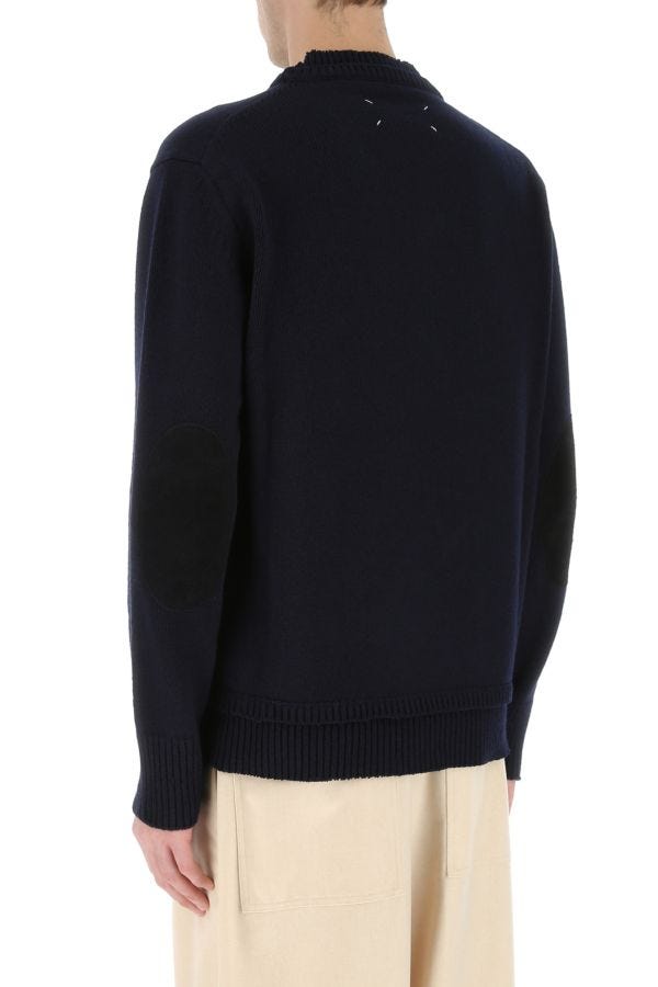 MAISON MARGIELA | Navy blue wool blend sweater
