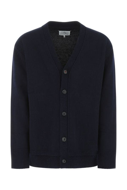 MAISON MARGIELA | Blue wool blend oversize cardigan