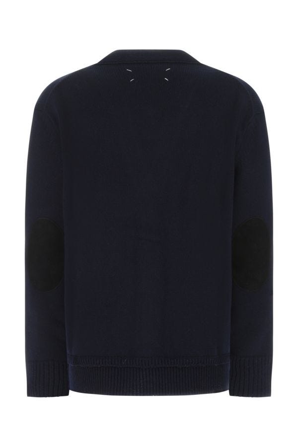 MAISON MARGIELA | Blue wool blend oversize cardigan