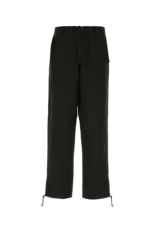MAISON MARGIELA | Black linen blend pant