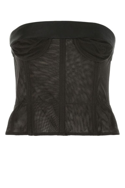 MAISON MARGIELA | Black cotton bodice