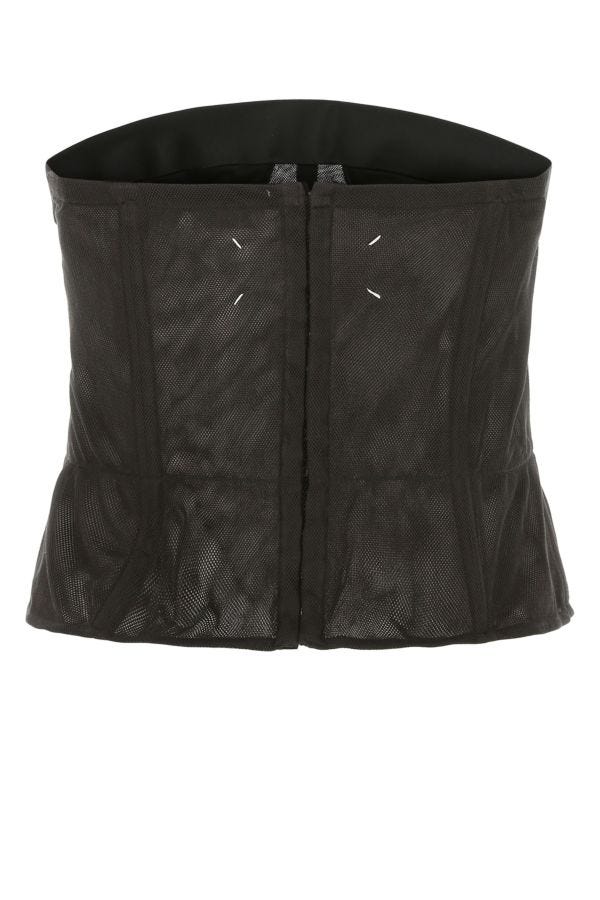 MAISON MARGIELA | Black cotton bodice