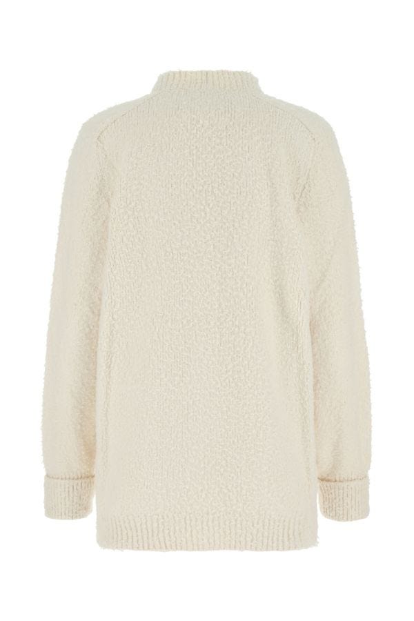 MAISON MARGIELA | Ivory cotton blend oversize cardigan