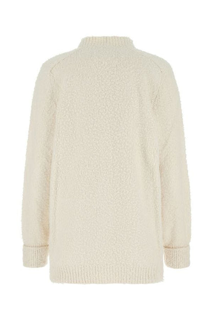 MAISON MARGIELA | Ivory cotton blend oversize cardigan
