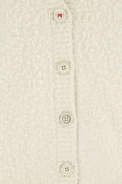 MAISON MARGIELA | Ivory cotton blend oversize cardigan