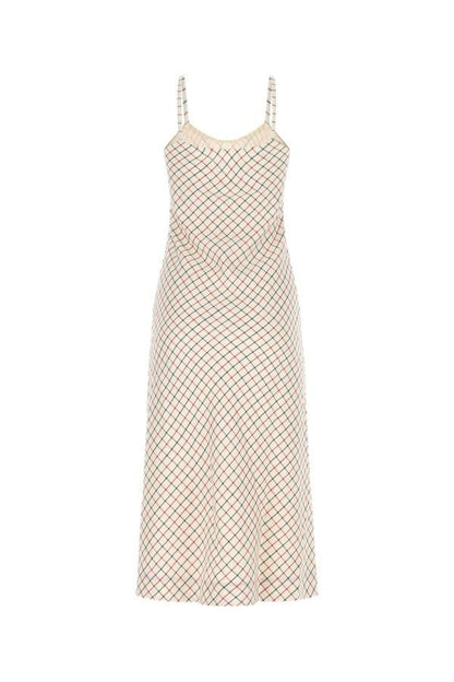 MAISON MARGIELA | Embroidered wool blend dress
