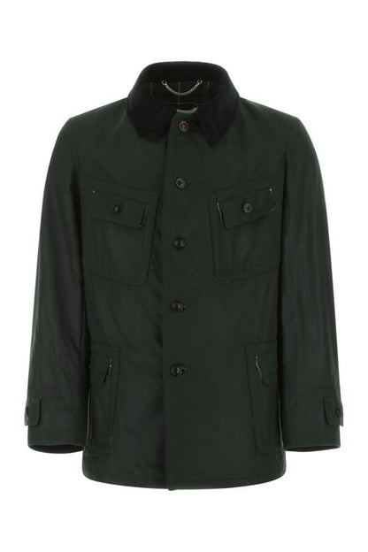 MAISON MARGIELA | Dark green cotton jacket