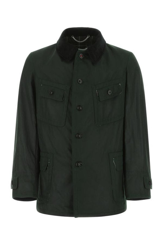MAISON MARGIELA | Dark green cotton jacket