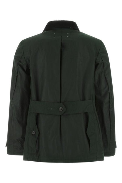 MAISON MARGIELA | Dark green cotton jacket