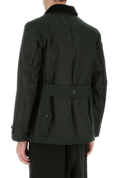 MAISON MARGIELA | Dark green cotton jacket
