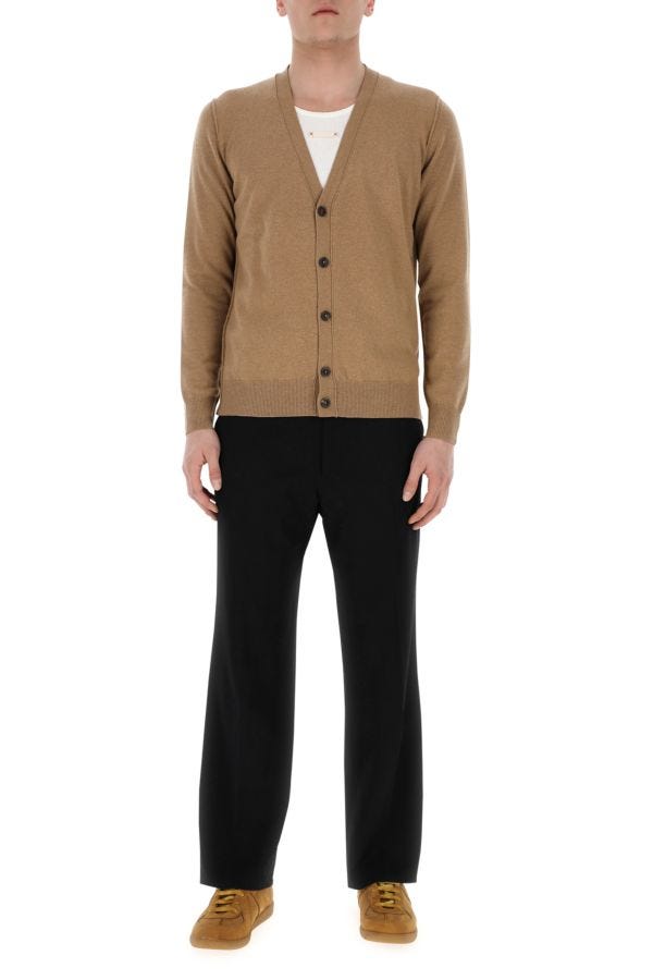 MAISON MARGIELA | Biscuit cashmere cardigan