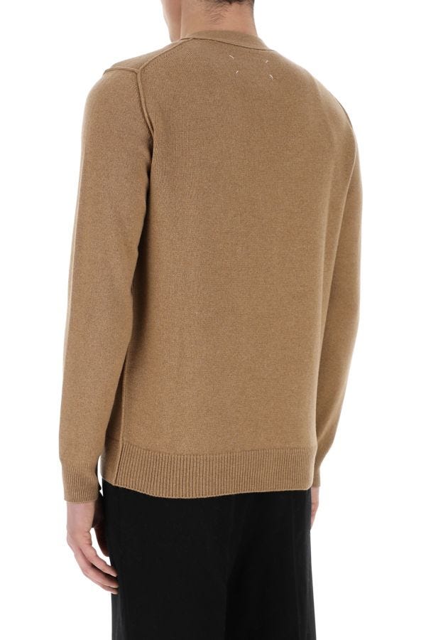 MAISON MARGIELA | Biscuit cashmere cardigan