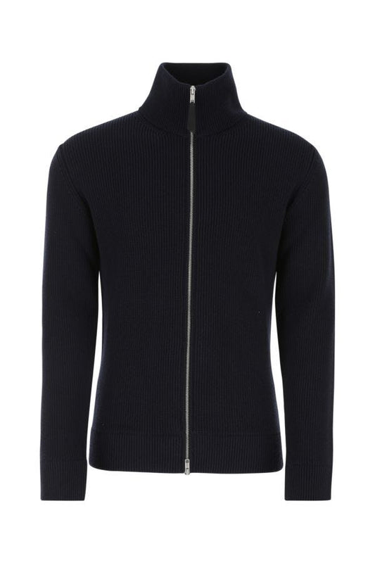 MAISON MARGIELA | Midnight blue cotton blend cardigan