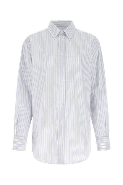 MAISON MARGIELA | Embroidered poplin oversize shirt