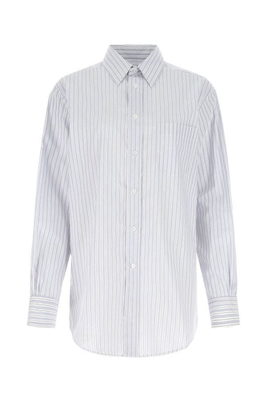 MAISON MARGIELA | Embroidered poplin oversize shirt