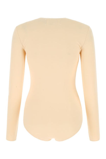 MAISON MARGIELA | Skin pink stretch viscose bodysuit
