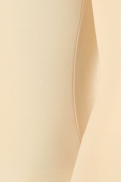 MAISON MARGIELA | Skin pink stretch viscose bodysuit