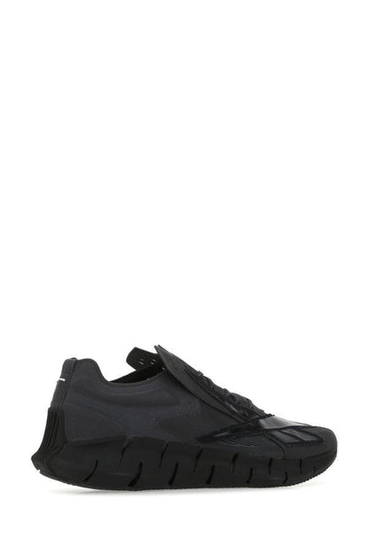 MAISON MARGIELA | Black fabric Project 0 ZS Memory Of sneakers