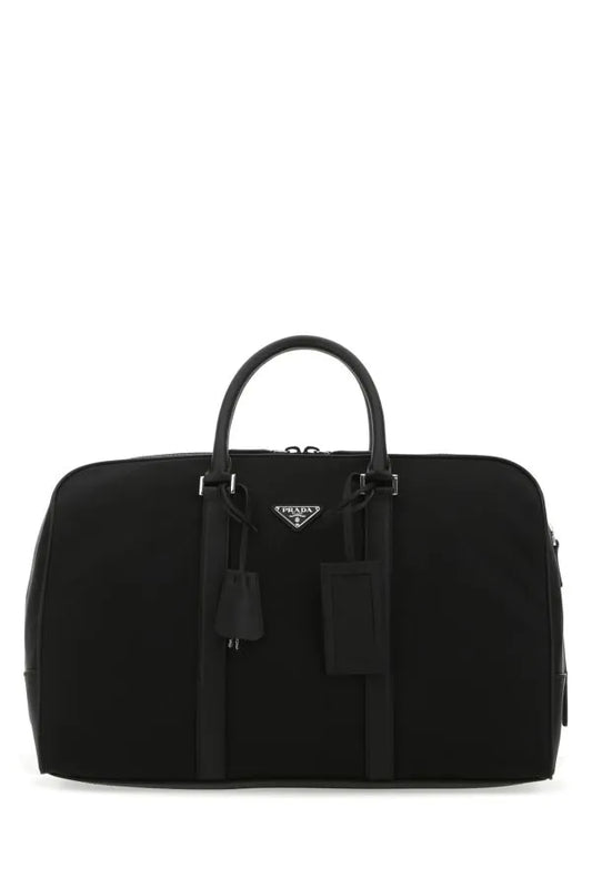 PRADA | Black nylon travel bag