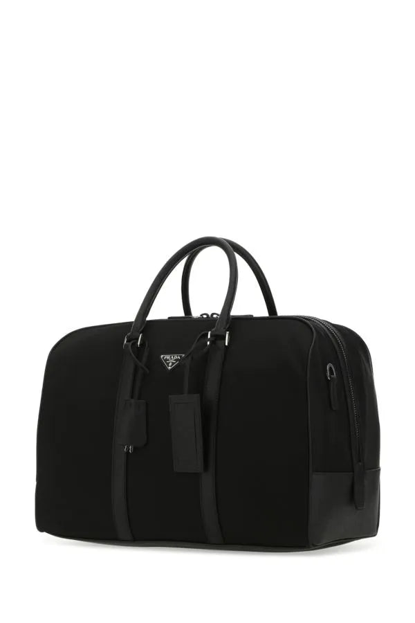 PRADA | Black nylon travel bag