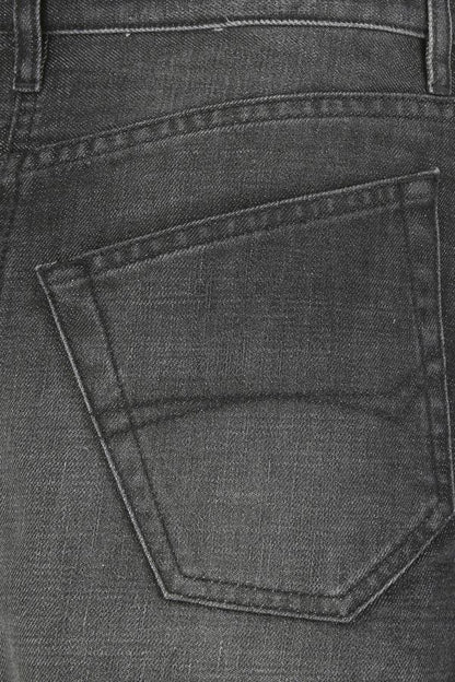 BALENCIAGA | Black denim Cut-Up mini skirt