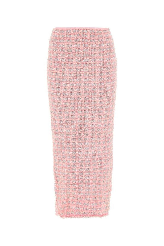 BALENCIAGA | Multicolor boucle skirt