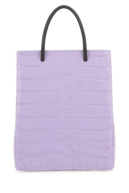 BALENCIAGA | Lilac leather handbag