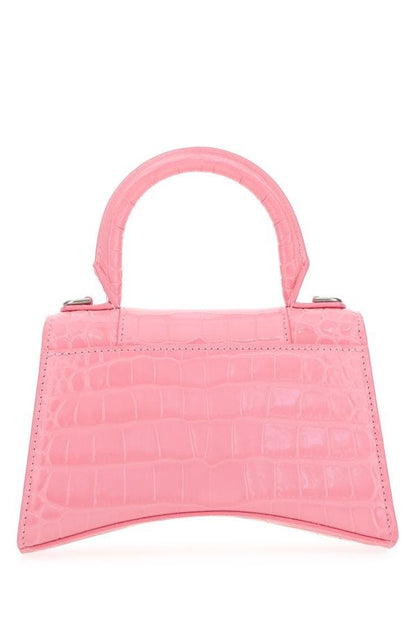 BALENCIAGA | Pink leather XS Hourglass handbag