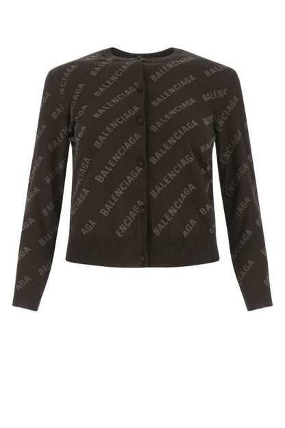 BALENCIAGA | Printed cotton cardigan