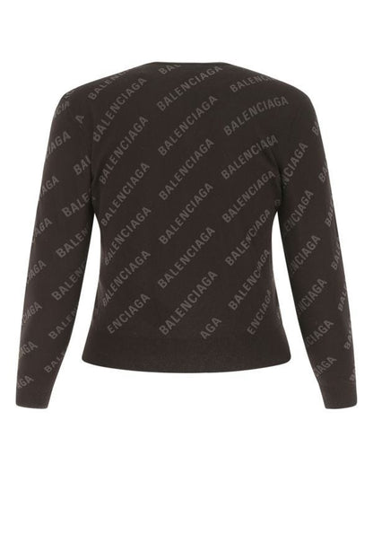 BALENCIAGA | Printed cotton cardigan