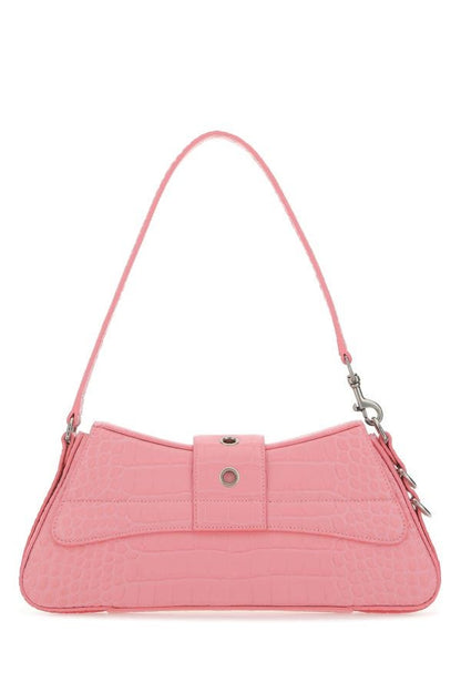 BALENCIAGA | Pink leather Lindsay M shoulder bag