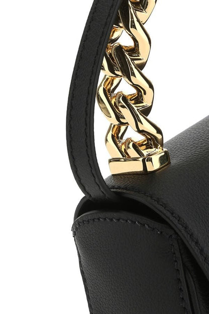 VERSACE | Black leather mini La Medusa handbag
