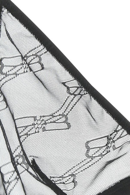 BALENCIAGA | Embroidered mesh bra