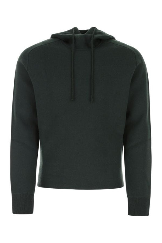 BOTTEGA VENETA | Bottle green stretch wool blend sweatshirt