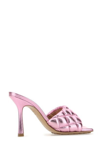 BOTTEGA VENETA | Pink nappa leather Padded sandals