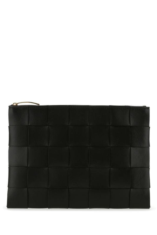 BOTTEGA VENETA | Black nappa leather pouch