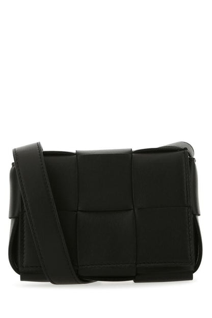 BOTTEGA VENETA | Black nappa leather Candy Cassette crossbody bag