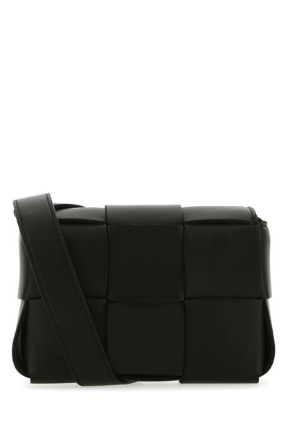 BOTTEGA VENETA | Black nappa leather Candy Cassette crossbody bag