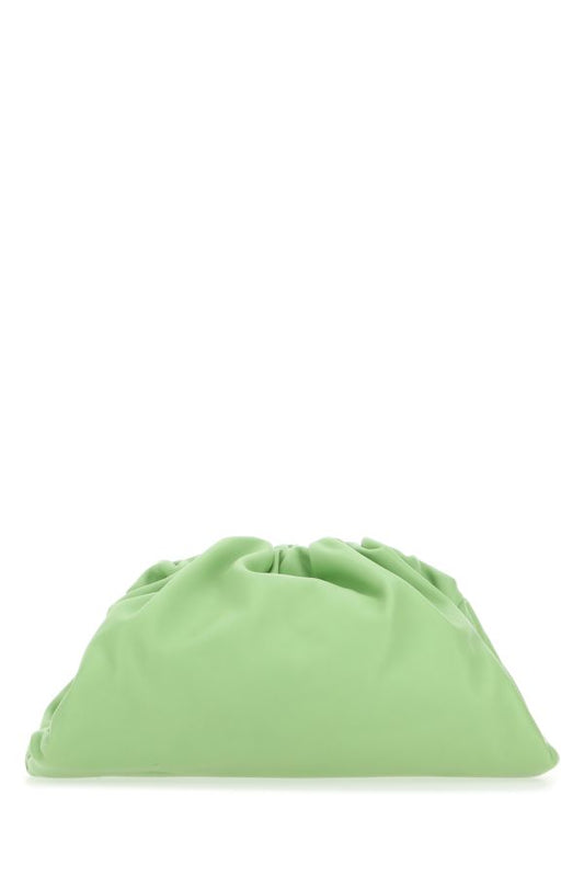 BOTTEGA VENETA | Light green nappa leather Teen Pouch clutch