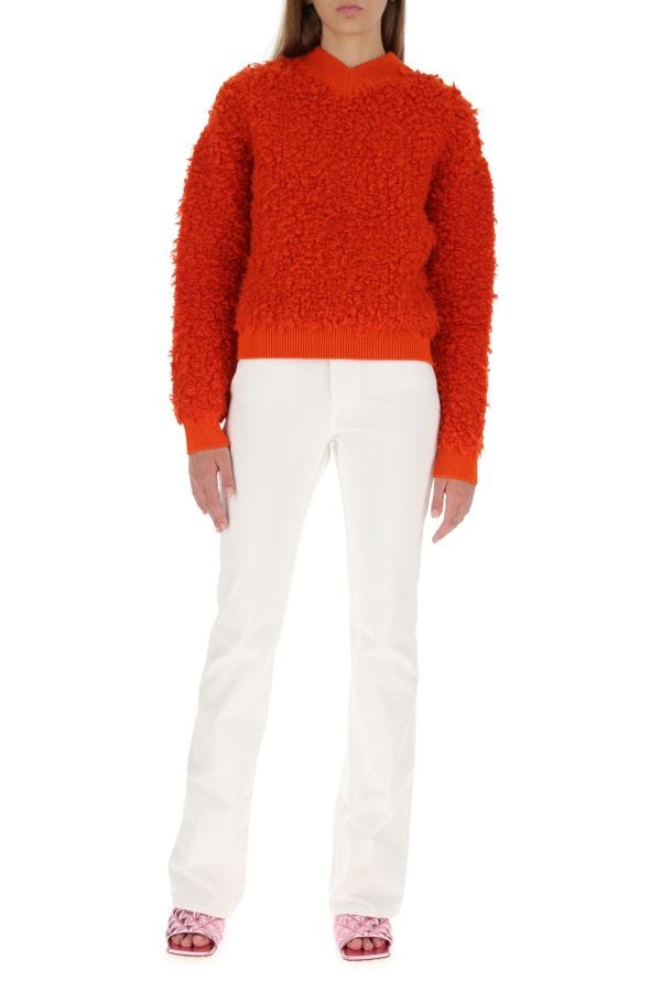 BOTTEGA VENETA | Red boucle sweater