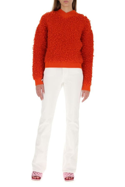 BOTTEGA VENETA | Red boucle sweater